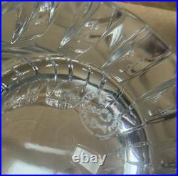 Lot de 6 grands verres à Whisky ou à Eau en Cristal de BACCARAT. Modèle Rotary