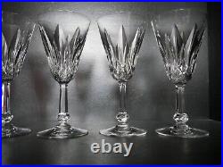 Lot de 6 verres à eau en cristal taillé Baccarat modèle Tourville 18 cm Lot de 6 verres à eau en cristal taillé Baccarat modèle Tourville 18 cm