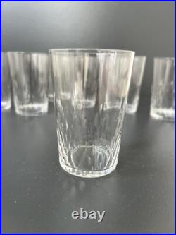 Lot de 7 Gobelets En Cristal Baccarat Modèle Richelieu