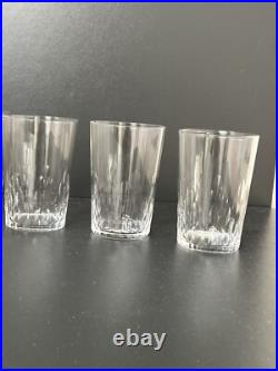 Lot de 7 Gobelets En Cristal Baccarat Modèle Richelieu