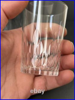 Lot de 7 Gobelets En Cristal Baccarat Modèle Richelieu