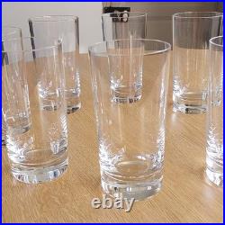 Lot de 8 Verres à Eau Cristal de Baccarat TBE