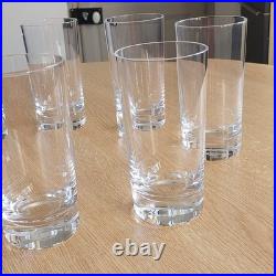 Lot de 8 Verres à Eau Cristal de Baccarat TBE