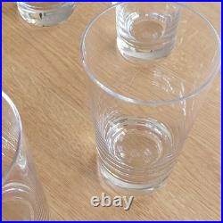 Lot de 8 Verres à Eau Cristal de Baccarat TBE