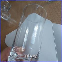 Lot de 8 Verres à Eau Cristal de Baccarat TBE