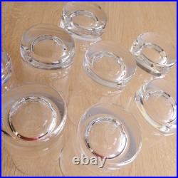 Lot de 8 Verres à Eau Cristal de Baccarat TBE