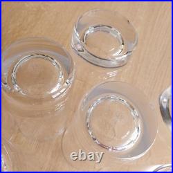 Lot de 8 Verres à Eau Cristal de Baccarat TBE