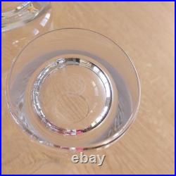 Lot de 8 Verres à Eau Cristal de Baccarat TBE