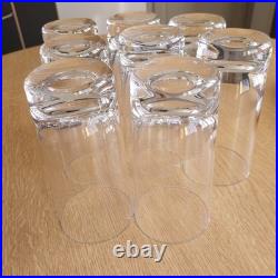 Lot de 8 Verres à Eau Cristal de Baccarat TBE
