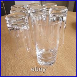 Lot de 8 Verres à Eau Cristal de Baccarat TBE
