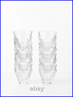 Lot de 8 verres à liqueur Baccarat Harcourt en cristal signé France