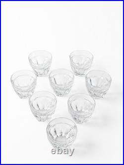 Lot de 8 verres à liqueur Baccarat Harcourt en cristal signé France