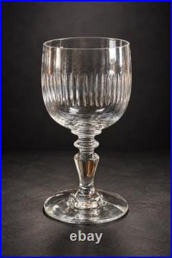 Lot de 8 verres à vin en cristal de Baccarat Modèle Renaissance 12 cm