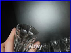 Lot de 9 ancien petit verres à whisky gobelet cristal Baccarat Harcourt Lot de 9 ancien petit verres à whisky gobelet cristal Baccarat Harcourt