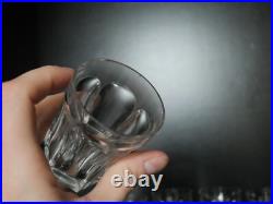 Lot de 9 ancien petit verres à whisky gobelet cristal Baccarat Harcourt Lot de 9 ancien petit verres à whisky gobelet cristal Baccarat Harcourt