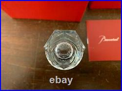 Lot verres vodka modèle Abysse en cristal de Baccarat (prix des deux verres)
