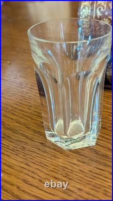 Magnifique Coffret trompe oeil en cristal Baccarat modèle Harcourt 6 Verres