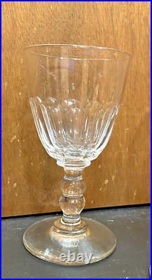 Magnifique Lot De 5 Verres Cristal Baccarat Modèle Clermont Côtes Plate Magnifique Lot De 5 Verres Cristal Baccarat Modèle Clermont Côtes Plate