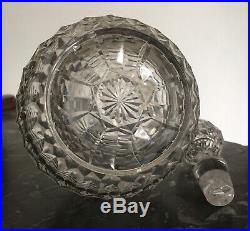 Magnifique carafe à Eau en cristal taillé de Baccarat Modèle Juvisy, Nimes