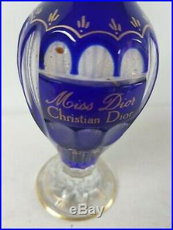 Miss Dior Baccarat Fla on Christian Dior Bleu Dorure Old Baccarat SIGN 