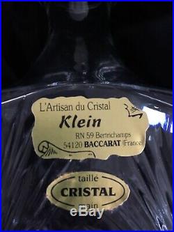 NEUF Service Whisky KLEIN cristal baccarat