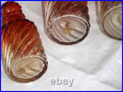 Necessaire De Toilette Cristal Baccarat Modele Bambou Tors Suite De 5 Flacons Necessaire De Toilette Cristal Baccarat Modele Bambou Tors Suite De 5 Flacons