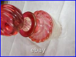Necessaire De Toilette Cristal Baccarat Modele Bambou Tors Suite De 5 Flacons Necessaire De Toilette Cristal Baccarat Modele Bambou Tors Suite De 5 Flacons