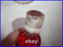 Necessaire De Toilette Cristal Baccarat Modele Bambou Tors Suite De 5 Flacons Necessaire De Toilette Cristal Baccarat Modele Bambou Tors Suite De 5 Flacons