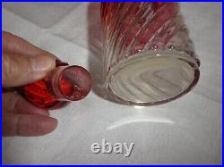 Necessaire De Toilette Cristal Baccarat Modele Bambou Tors Suite De 5 Flacons Necessaire De Toilette Cristal Baccarat Modele Bambou Tors Suite De 5 Flacons