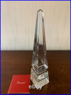 Obélisque en cristal de Baccarat