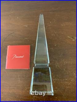 Obélisque en cristal de Baccarat