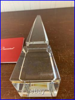 Obélisque en cristal de Baccarat