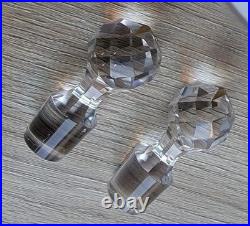 Paire de carafons doré, en cristal de Baccarat (prix de la paire)