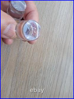 Paire de carafons doré, en cristal de Baccarat (prix de la paire)