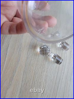 Paire de carafons doré, en cristal de Baccarat (prix de la paire)