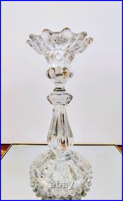 Paire de chandelier en cristal de Baccarat (prix des deux)