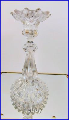 Paire de chandelier en cristal de Baccarat (prix des deux)