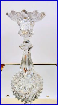 Paire de chandelier en cristal de Baccarat (prix des deux)