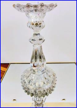 Paire de chandelier en cristal de Baccarat (prix des deux)