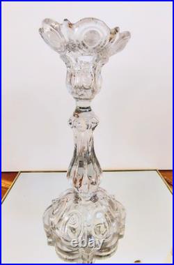 Paire de chandelier en cristal de Baccarat (prix des deux)