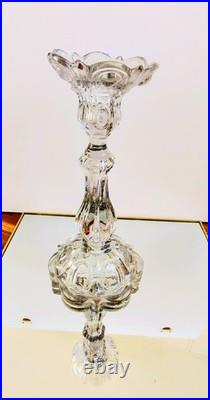 Paire de chandelier en cristal de Baccarat (prix des deux)