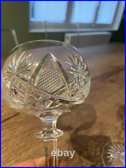 Paire de grands verres en cristal de Baccarat XIX siècle