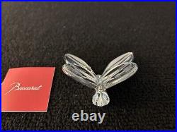 Papillon argenté en cristal de Baccarat (prix à la pièce)