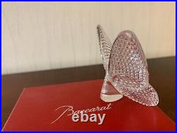 Papillon clair diamant en cristal de Baccarat