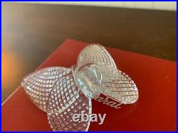 Papillon clair diamant en cristal de Baccarat