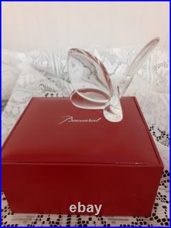Papillon clair en cristal de Baccarat