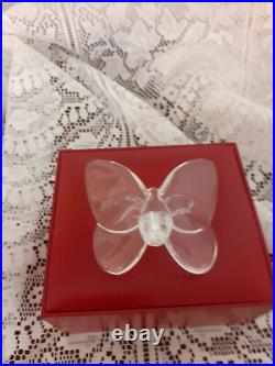 Papillon clair en cristal de Baccarat