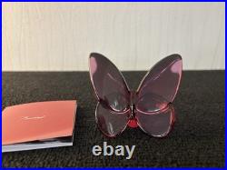 Papillon pivoine en cristal de Baccarat