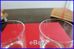 Perfection cristal Baccarat. 6 verres / gobelets H9,6cm. Estampillé