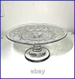 Petite coupe sur pied en cristal Baccarat décor arabesque